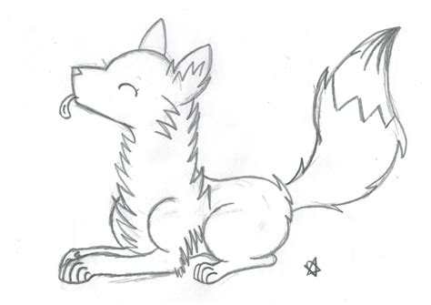 Wolf/Fox Drawing. by SweetAutumnxPup on DeviantArt