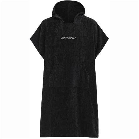 Orca Cotton Poncho - black | BIKE24