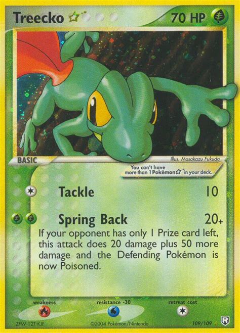 Treecko Star · Team Rocket Returns (TR) #109 ‹ PkmnCards