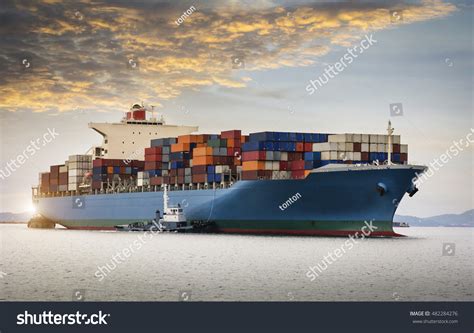 Cargo Ship Trade Port Stock Photo (Edit Now) 482284276