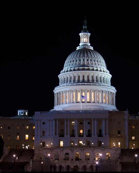 Capitol Building at Night Washington DC USA Photograph by Rostislav ...