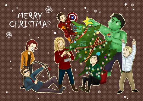 avengers christmas by yuliya9149 on DeviantArt