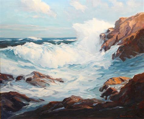 Seascape Oil Painting at PaintingValley.com | Explore collection of ...