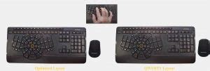 one handed keyboard typing for disabled or for one hand typists.