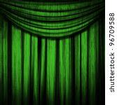 Drapes, Curtains Green Fabric Free Stock Photo - Public Domain Pictures