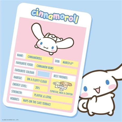 Cinnamoroll And Friends Names