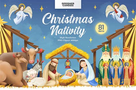 Free Nativity Clipart To Print