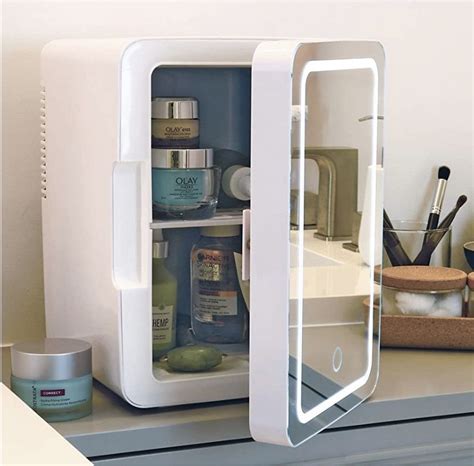 Cosmetic Fridge with LED Mirror