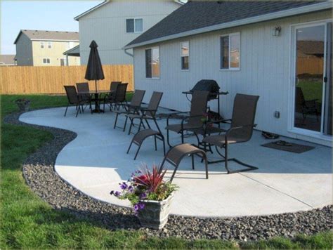 Simple Concrete Patio Designs - Patios : Home Design Ideas # ...