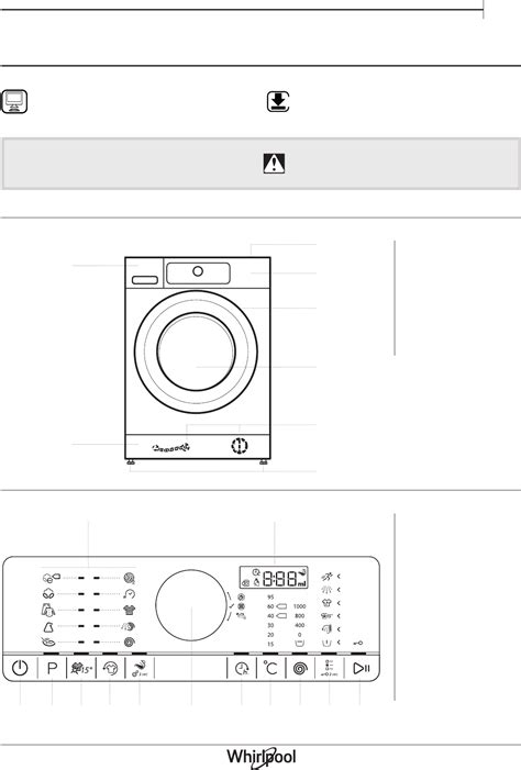 User manual Whirlpool FSCR80410 (English - 8 pages)