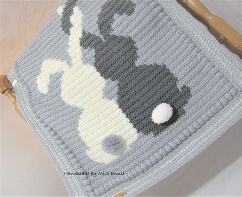 Crochet Baby Blanket Pattern Bunny Blanket Pattern Baby - Etsy