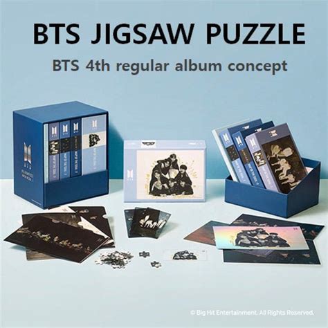 BTS Jigsaw Puzzle 7 Official Pro. Map of the Soul Including - Etsy