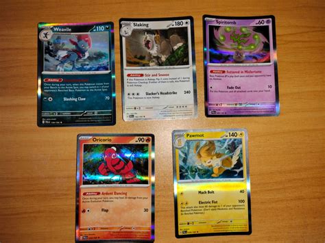 Pokemon Paldea Evolve Regular Holos, Hobbies & Toys, Toys & Games on ...