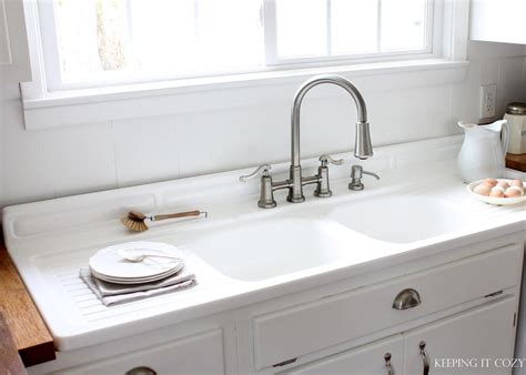 Antique Farmhouse Sink With Drainboard