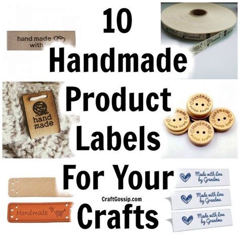 10 Handmade Labels For Your Craft Products – Indie Crafts | Grandma crafts, Crafts, Indie craft