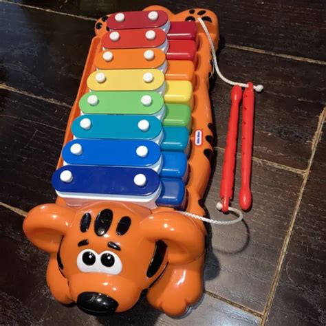 LITTLE TIKES JUNGLE JAMBOREE 2-in-1 TIGER Piano Xylophone Musical Toy $30.00 - PicClick