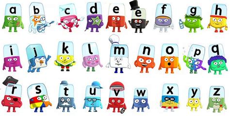 Cast of Alphablocks | Letter activities preschool, Phonics activities, Alphabet phonics