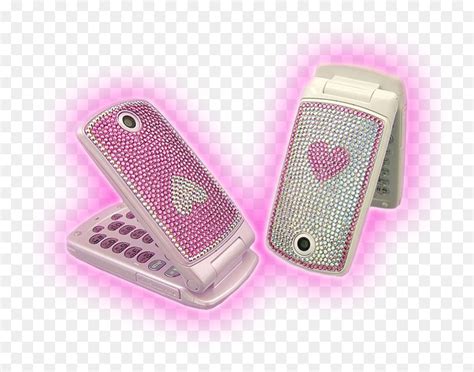 Pink Glitter Flip Phone, HD Png Download - vhv