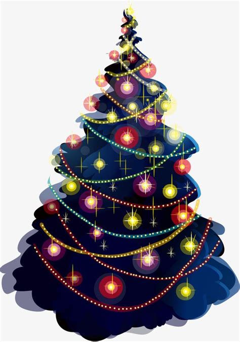 Festive Christmas Tree Clipart