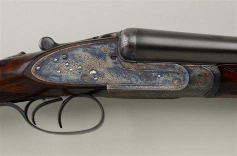 E.J. Churchill double barrel full side lock shotgun, double triggers ...