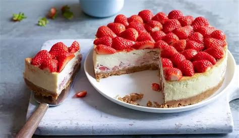 Cheesecake aux fraises et fromage frais