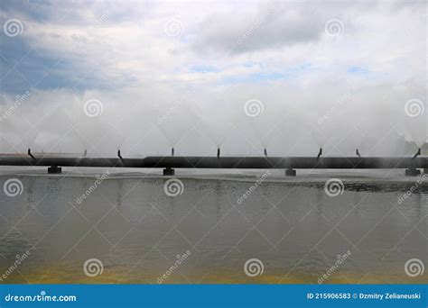 View of the Process of Cooling Industrial Water in Production Stock ...