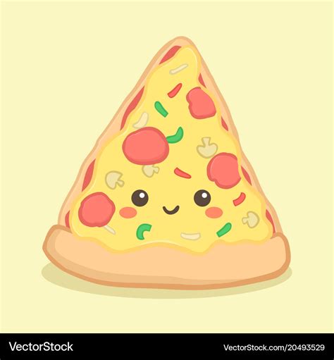 Cartoon Pizza Face