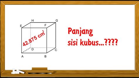 Rumus Mencari Panjang Sisi Kubus Jika Diketahui Luas Permukaannya – DIKBUD