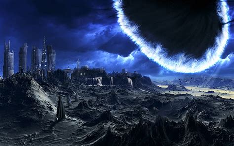 1280x1024px | free download | HD wallpaper: fantasy art, black holes, CGI, apocalyptic ...