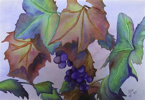 Purple Grapes Painting by Darla Sittman - Fine Art America