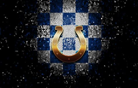 Wallpaper wallpaper, sport, logo, NFL, glitter, checkered, Indianapolis Colts images for desktop ...