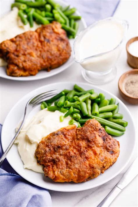 Air Fryer Chicken-Fried Steak Recipe | All Things Mamma