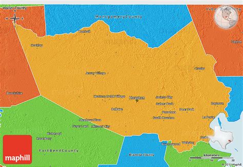 Harris County Political Map