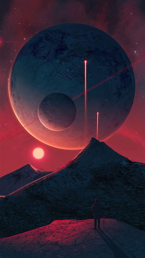 Planet, Sci-Fi, Scenery, Digital Art HD Phone Wallpaper | Rare Gallery