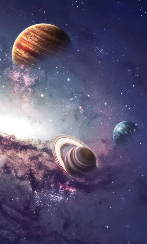 1280x2120 Planet Galaxy 4k iPhone 6+ HD 4k Wallpapers, Images ...