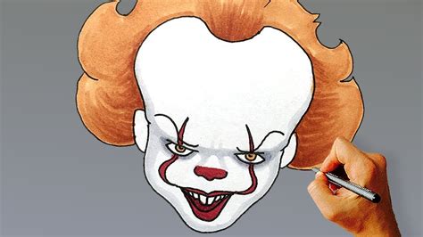 Pennywise Drawing Lesson. Learn How to Draw the Dancing Clown Easy.