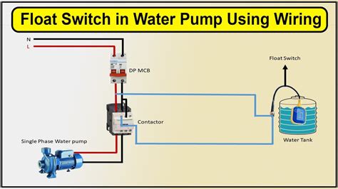 How To Make float switch connection in Water Pump Using Wiring Diagram | float switch - YouTube