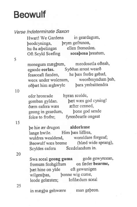 Quotes From Beowulf Poem. QuotesGram