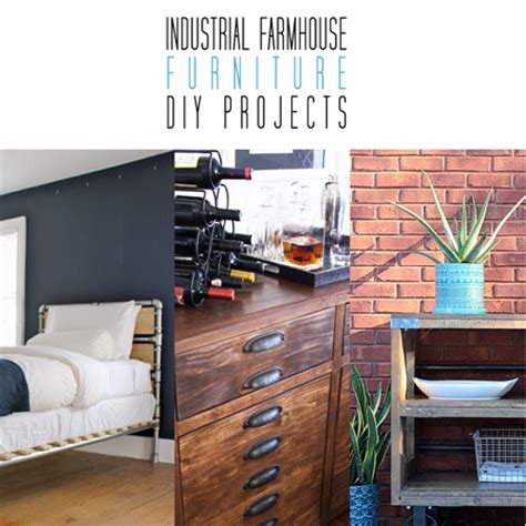 Industrial Farmhouse Furniture DIY Projects - The Cottage Market