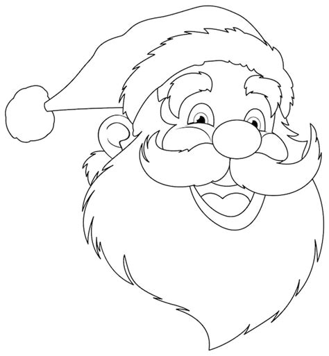 Premium Vector | Cheerful santa claus with a happy smile