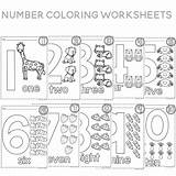 Number Coloring Worksheets For Kids  Sarah Chesworth sketch template