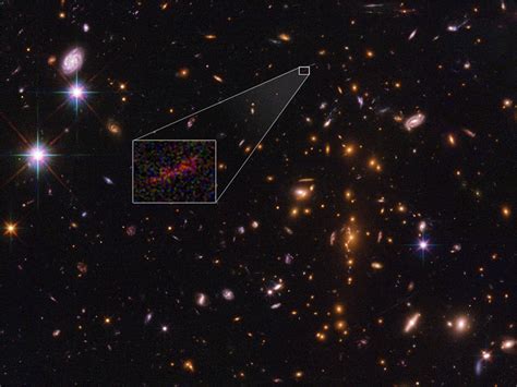 NASA's Hubble and Spitzer space telescopes capture stunning image of farthest known galaxy in ...