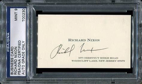 √ Richard Nixon Autograph Value