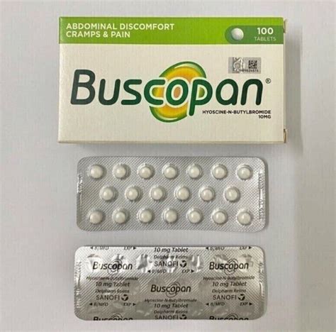 Trial 40 Tablets Buscopan IBS Irritable Stomach Cramp Pain Relief ...