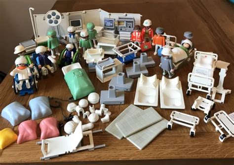 PLAYMOBIL HOSPITAL BUNDLE Doctors Paras Wheelchair Surgery Medical ...