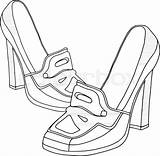 Loafers Template Printable Flash Card Coloring Shoes Shoe Choose Board  sketch template