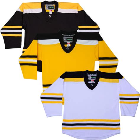 Boston Bruins Hockey Jersey - TronX DJ300 Replica Gamewear - JerseyTron