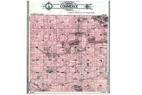 Maps - Exploring the History of Commerce Township