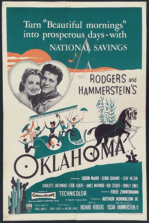 OKLAHOMA (1955) Original Vintage UK Double Crown Film Movie Poster | Picture Palace Movie Posters