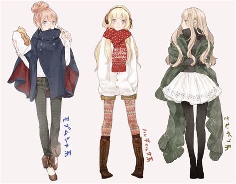 Anime For > Anime Girl Winter Outfit | Clothing References-And other ...